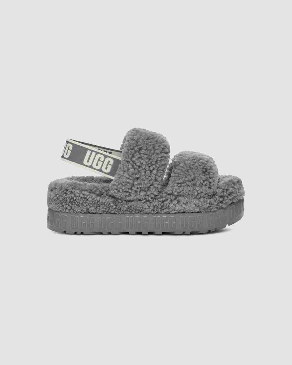 Ugg oh yeah slippers grey sales