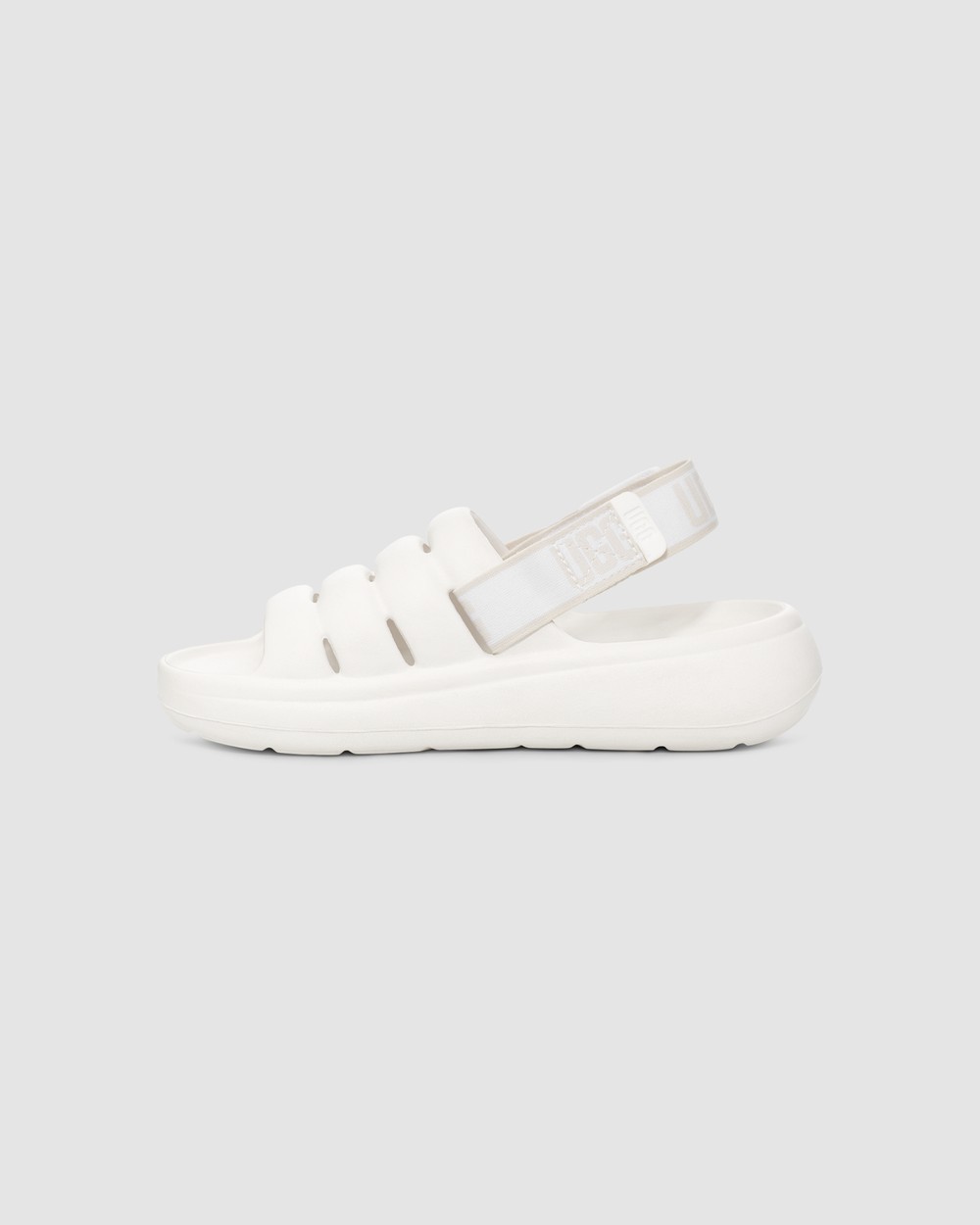 Ugg cheap sandals white