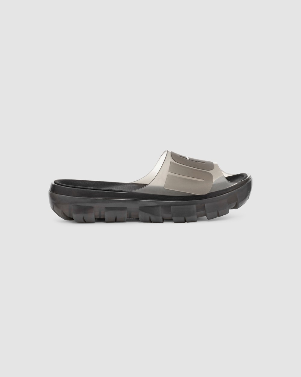 Clear sandal slides best sale