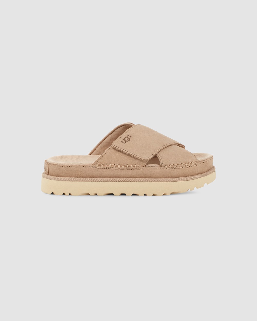 Goldenstar Cross Slide Driftwood UGG