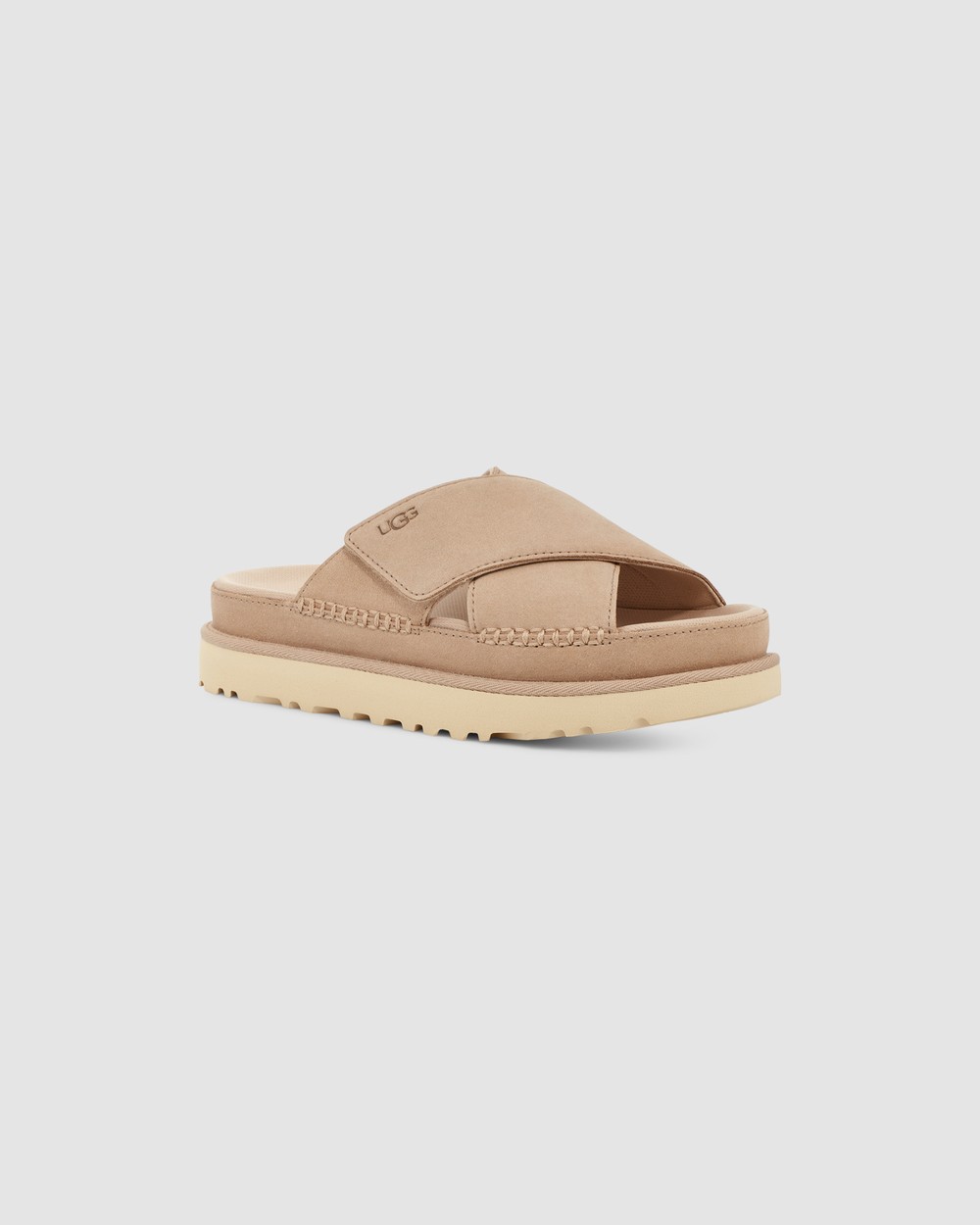 Goldenstar Cross Slide Driftwood UGG