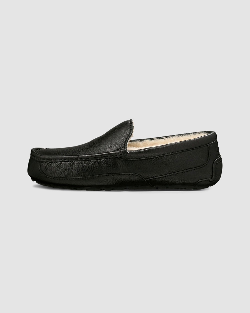 Ugg mens ascot slippers leather deals