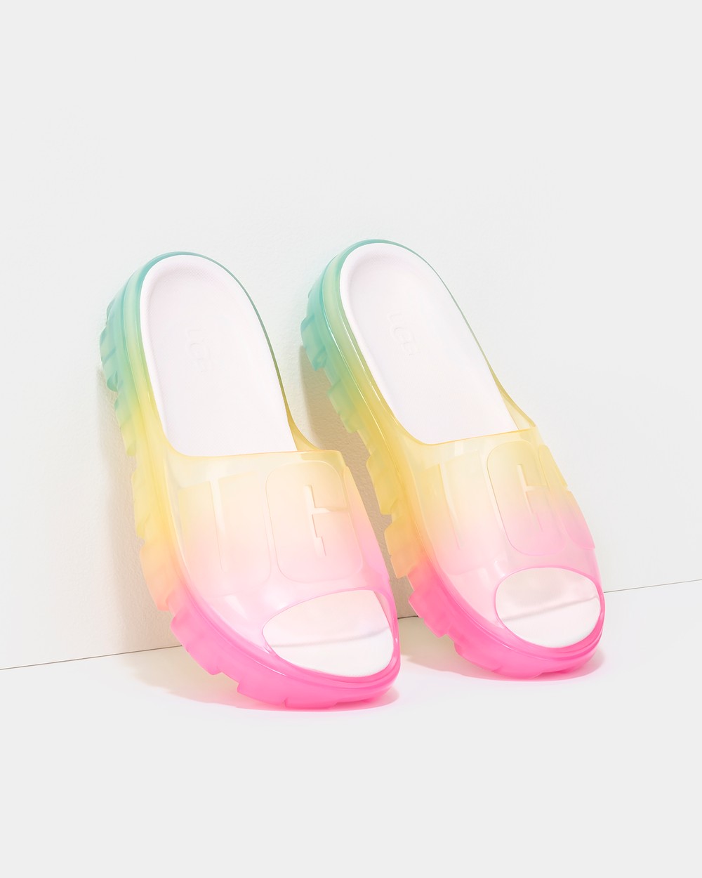 Ugg multicolor slides outlet