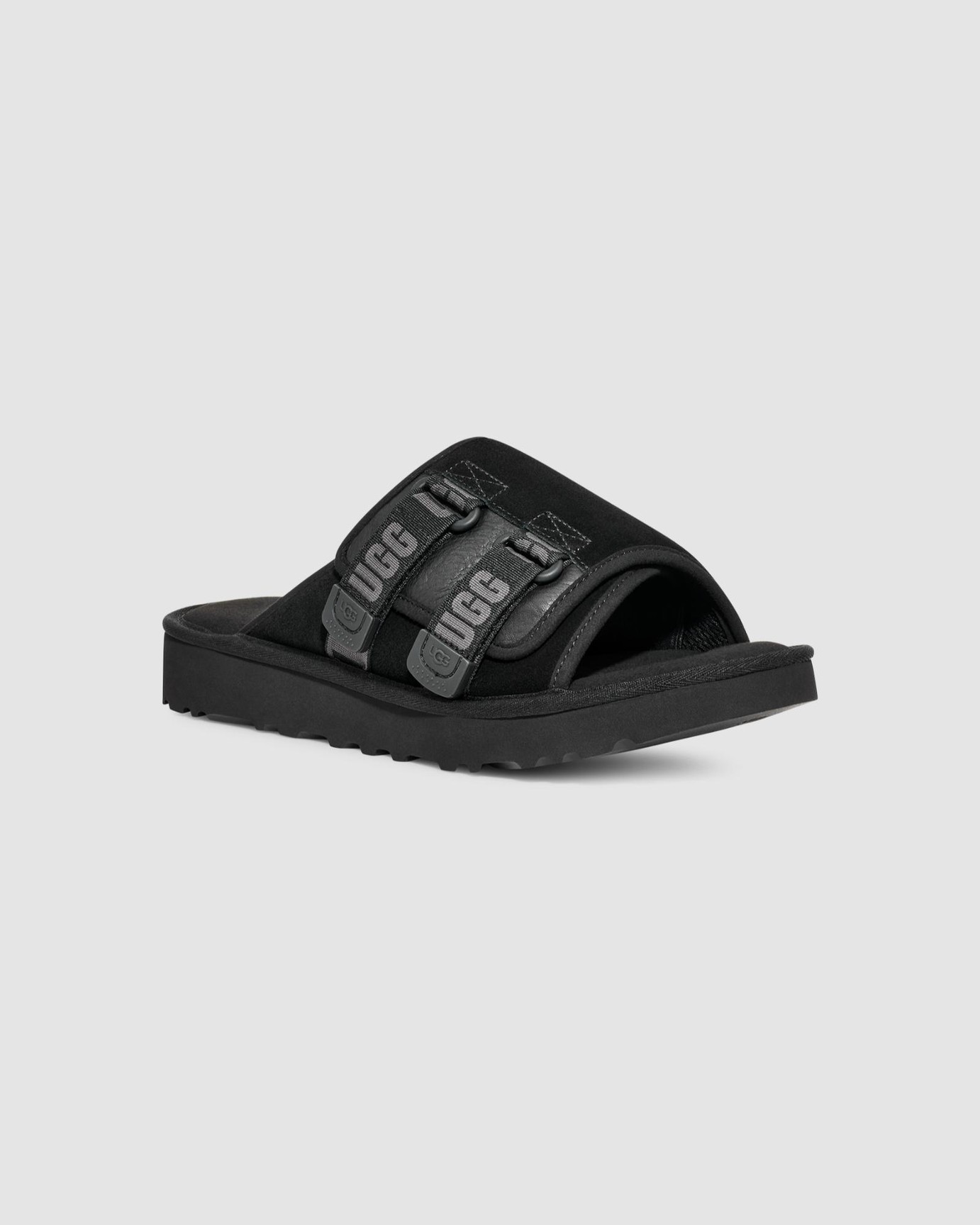 Ugg slides black top