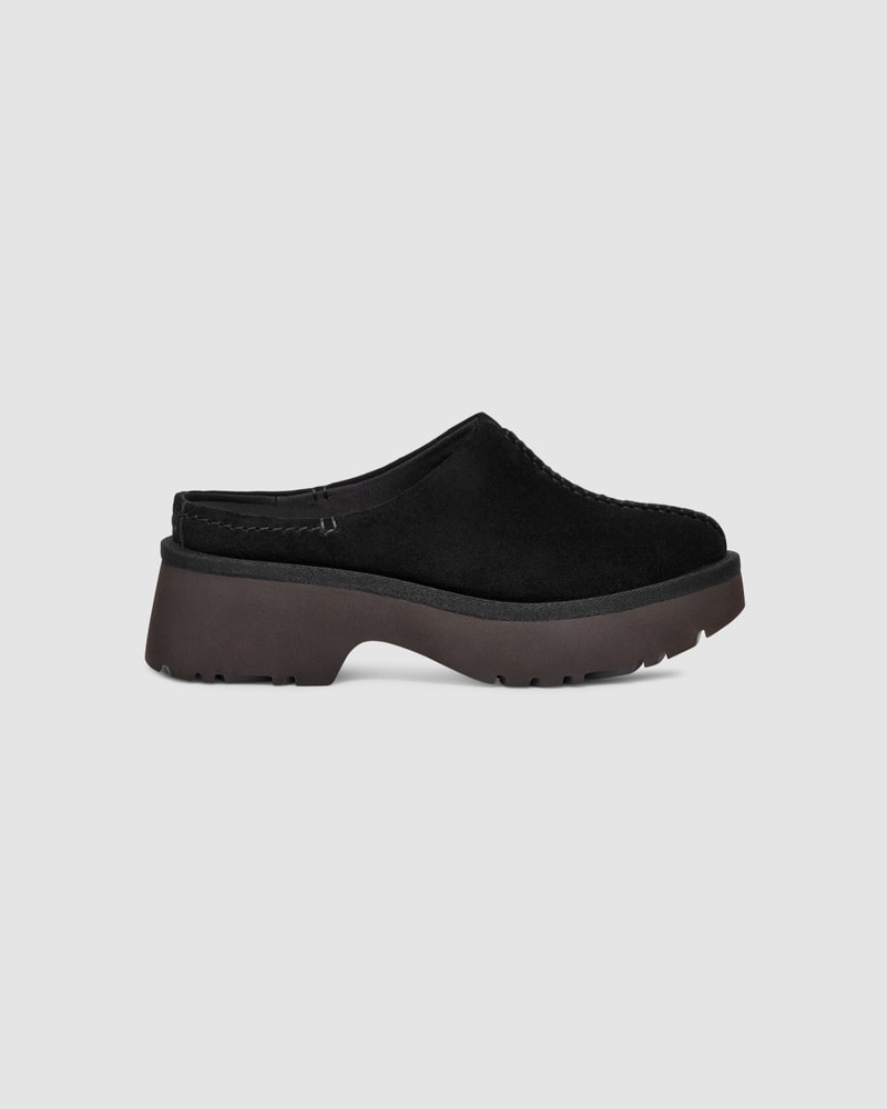 Fran nubuck black clogs cheap