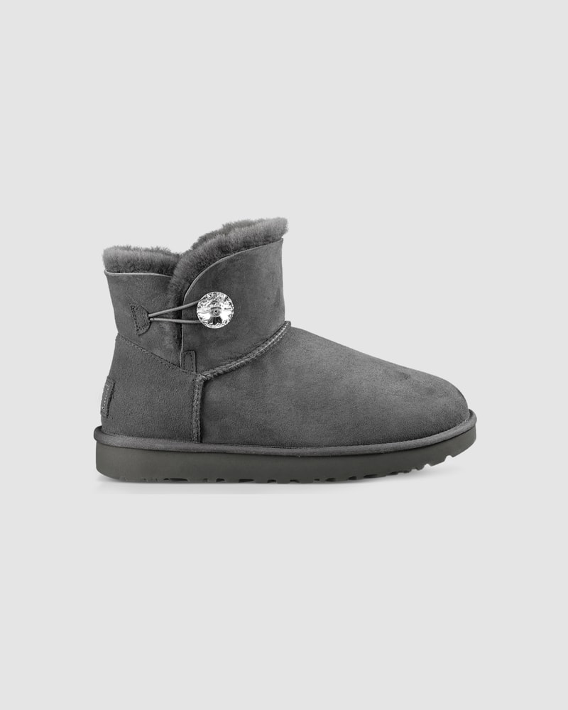 Mini Bailey Button Bling Boot Grey | UGG