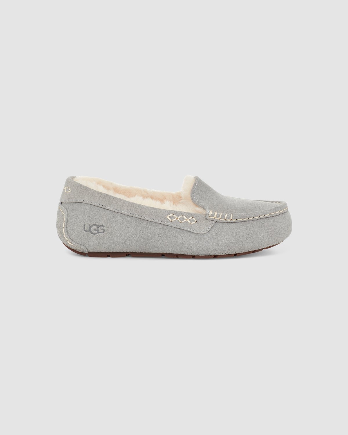 UGG LIGHT.GREY スエード モカシン Ansley Light Grey | UGG