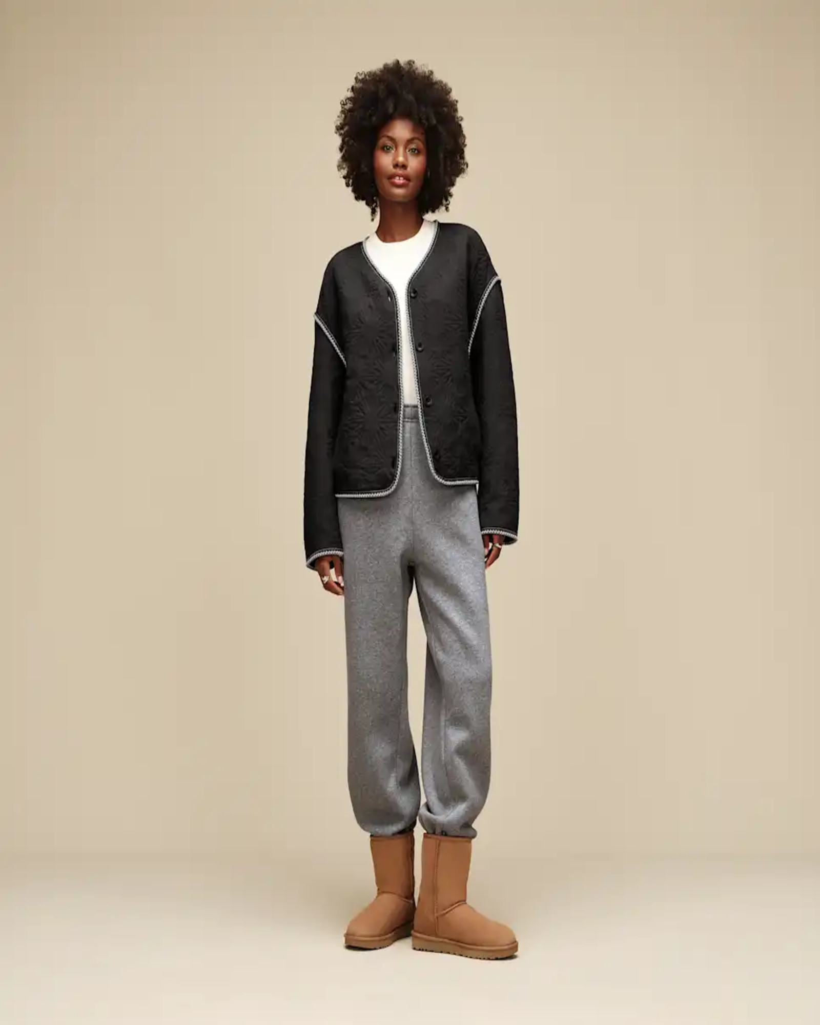 All Gender Sun Quilted Jacket