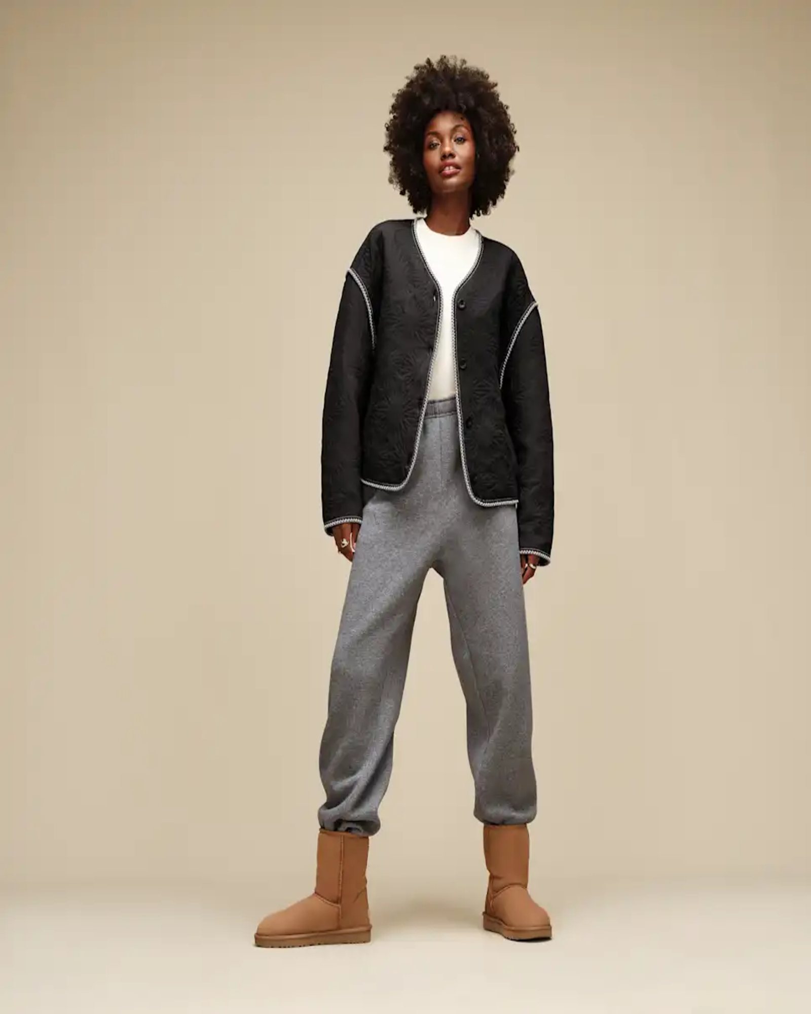 All Gender Sun Quilted Jacket
