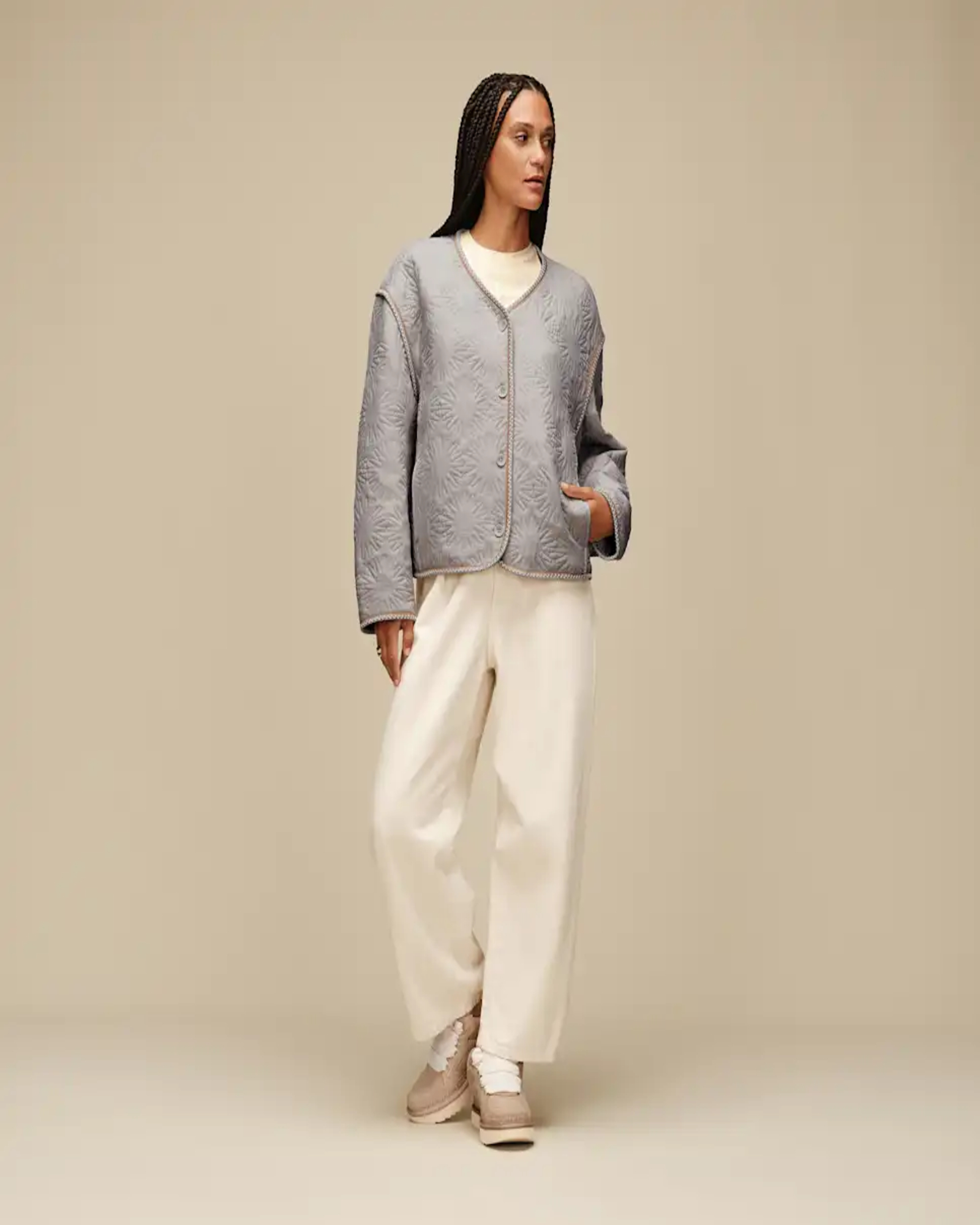 All Gender Sun Quilted Jacket