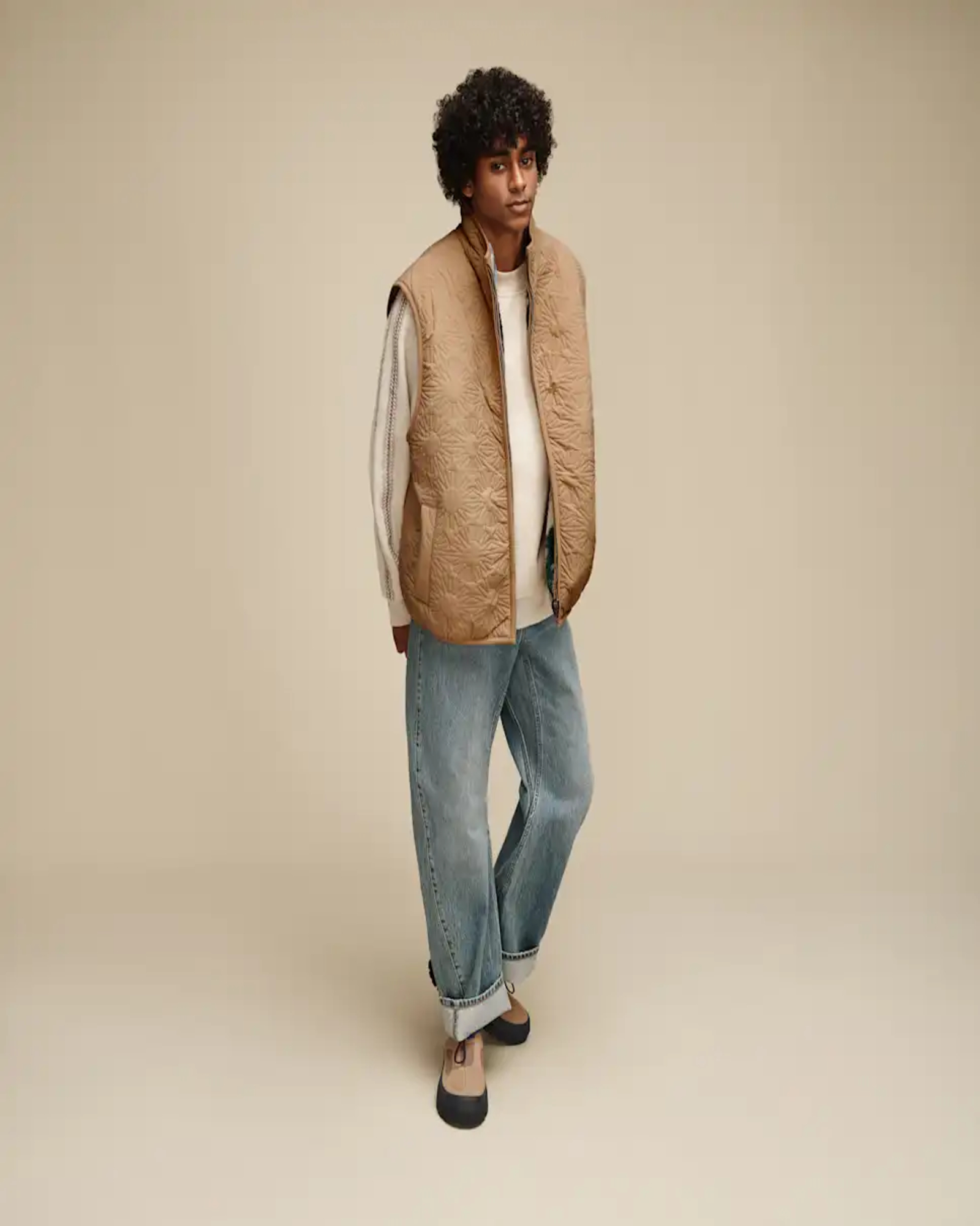 All Gender Sun Splatter Reversible Vest