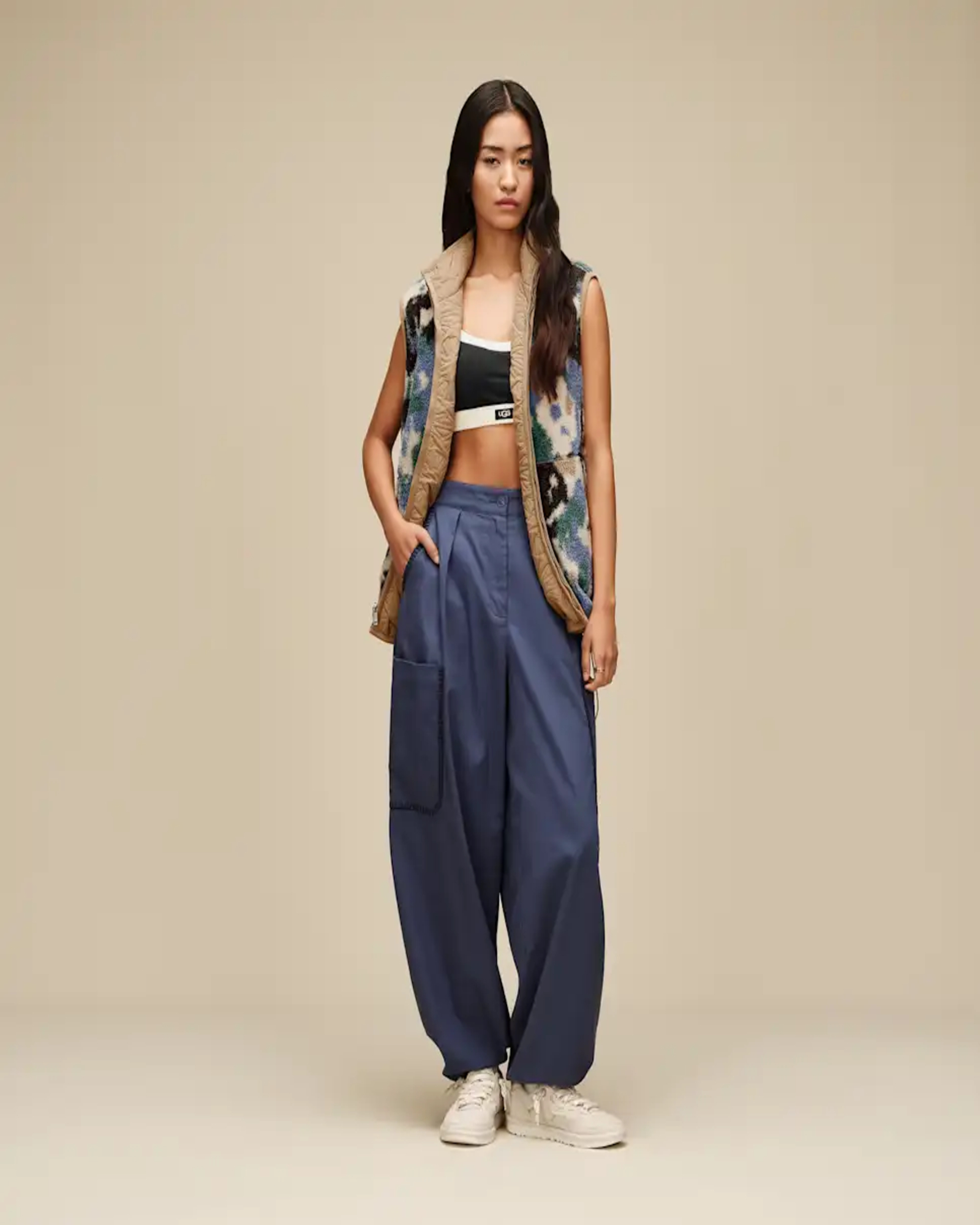 All Gender Sun Splatter Reversible Vest