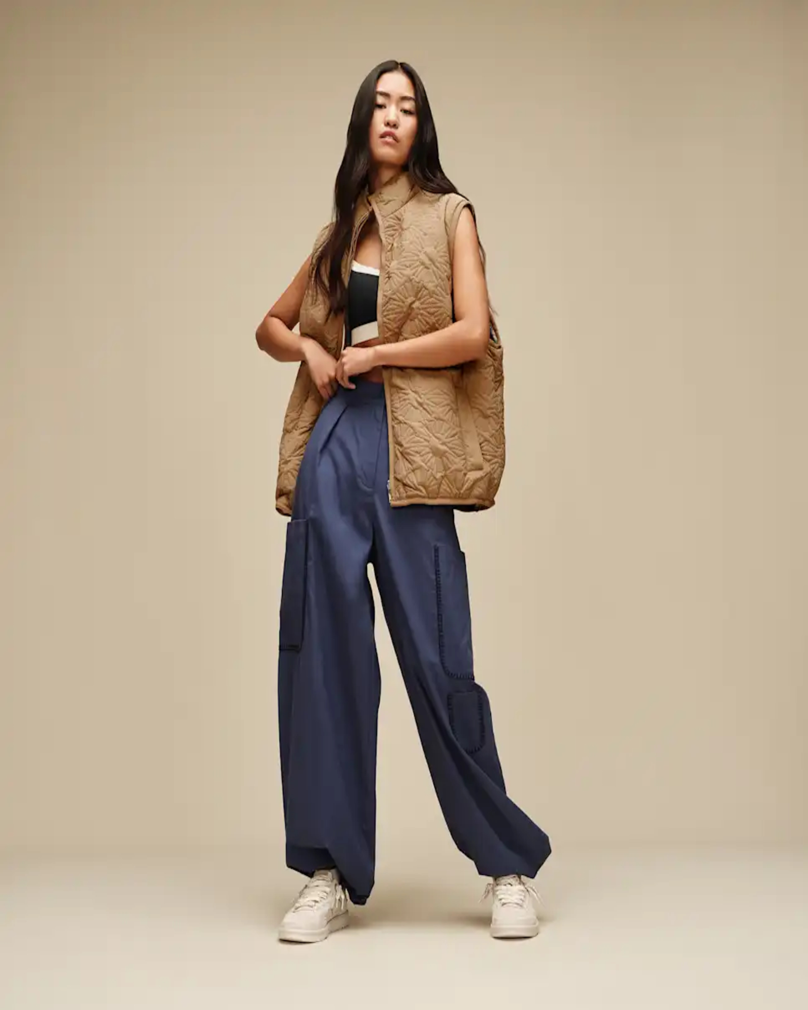 All Gender Sun Splatter Reversible Vest