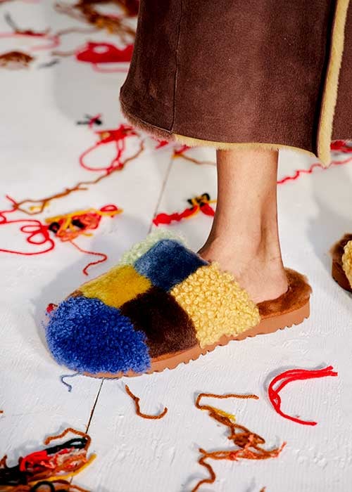 Ugg shop patchwork slippers