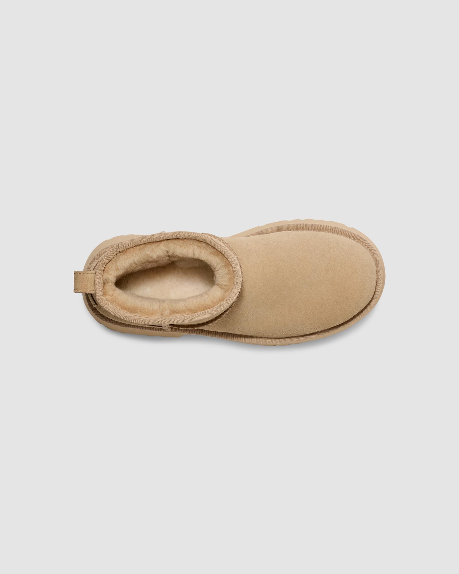 Women's Classic Ultra Mini New Heights Boot in Mustard Seed
