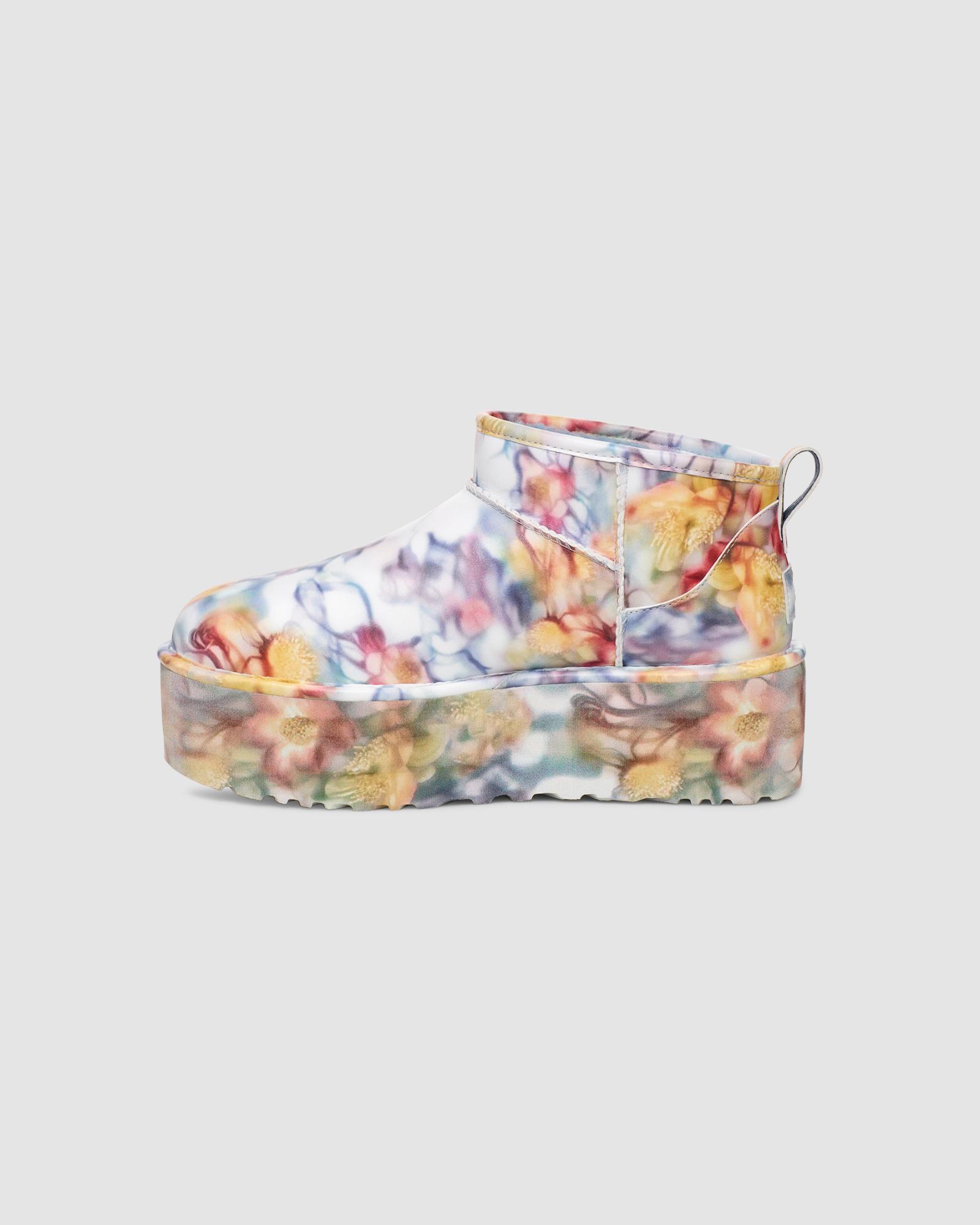 UGG X Collina Strada Ultra Mini Platform Green Floral Boots sz 40.5 9 Womn 8 Men UGG x Collina Strada Collab | UGG® EU main image 4