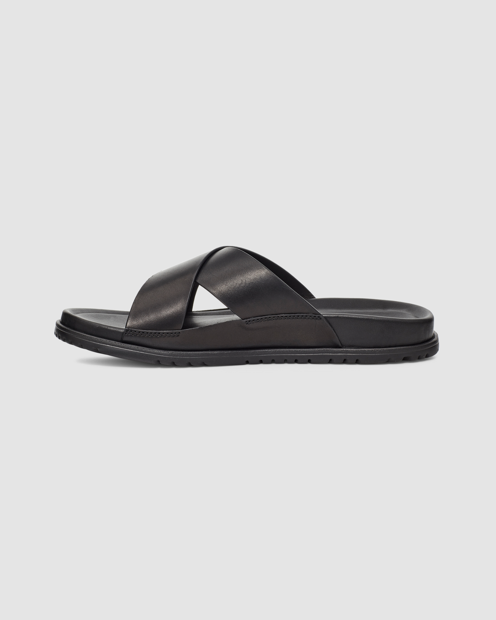 UGG WAINSCOTT SLIDE ブラック 28cm サンダル ほぼ未使用 Wainscott Slide Black Leather | UGG