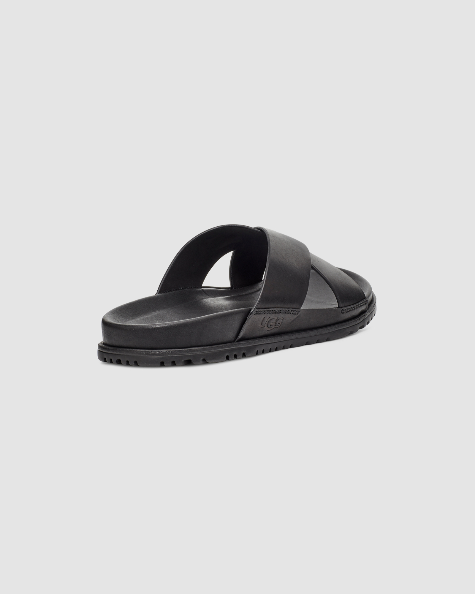 Wainscott Slide Black Leather | UGG