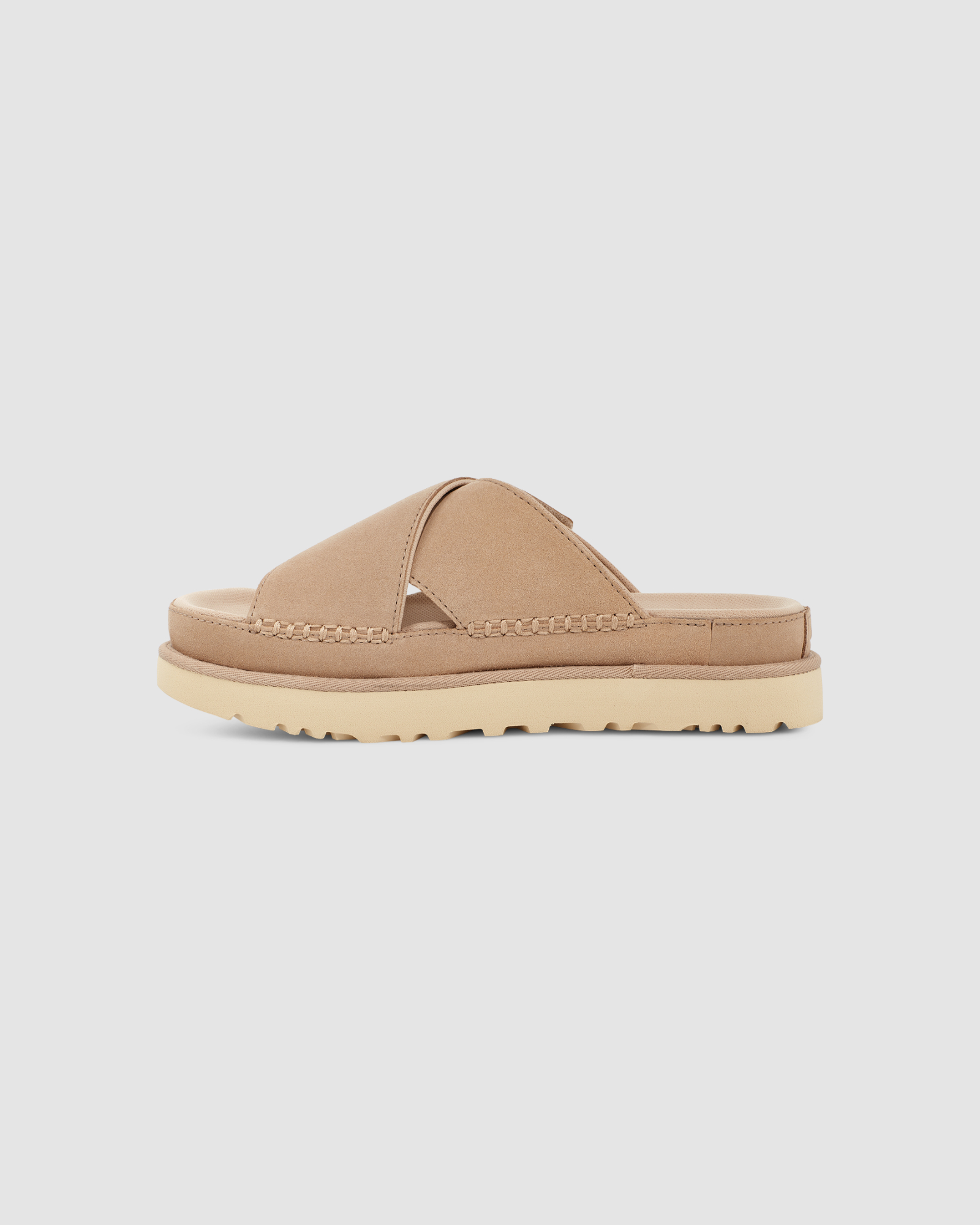 Goldenstar Cross Slide Chestnut | UGG