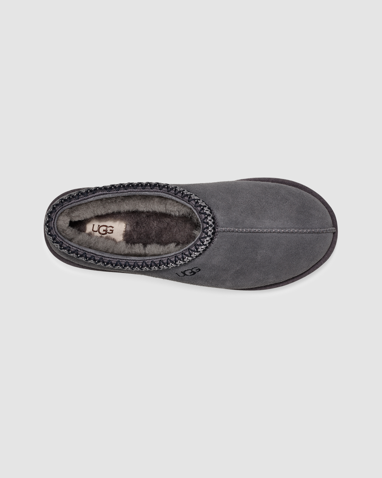 Mens grey ugg slippers hotsell