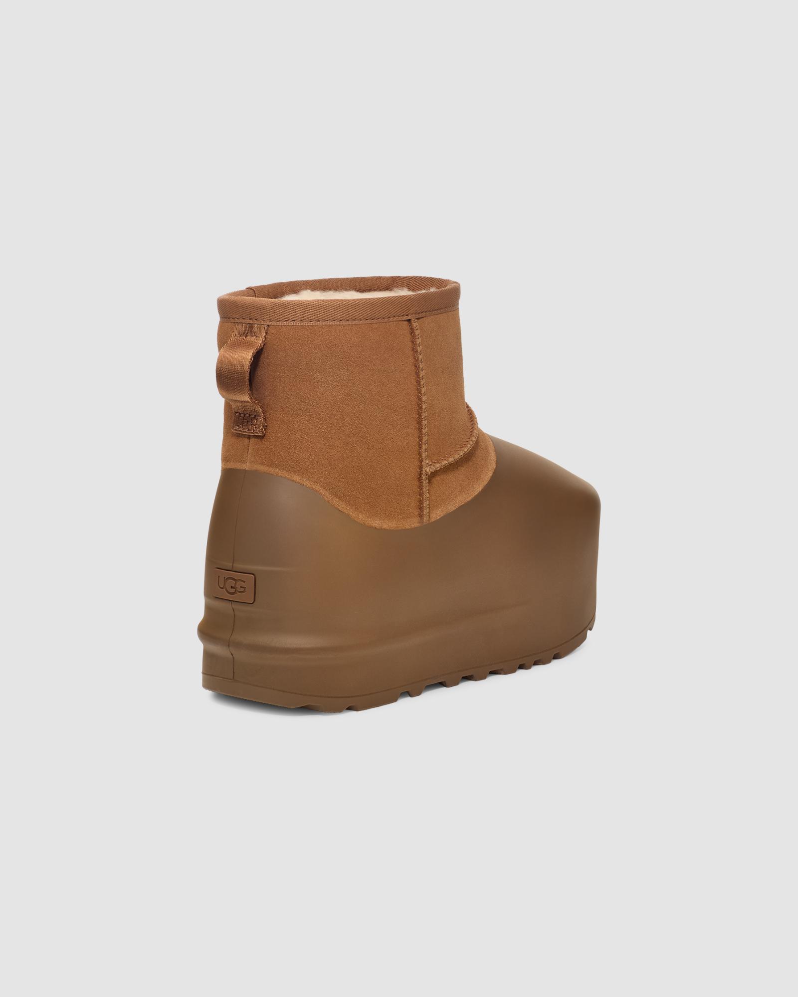 靴 UGG classic pumped molded UGG CLASSIC MINI PUMPED MOLDED ALL GENDAR BOOTS CHESTNUT US