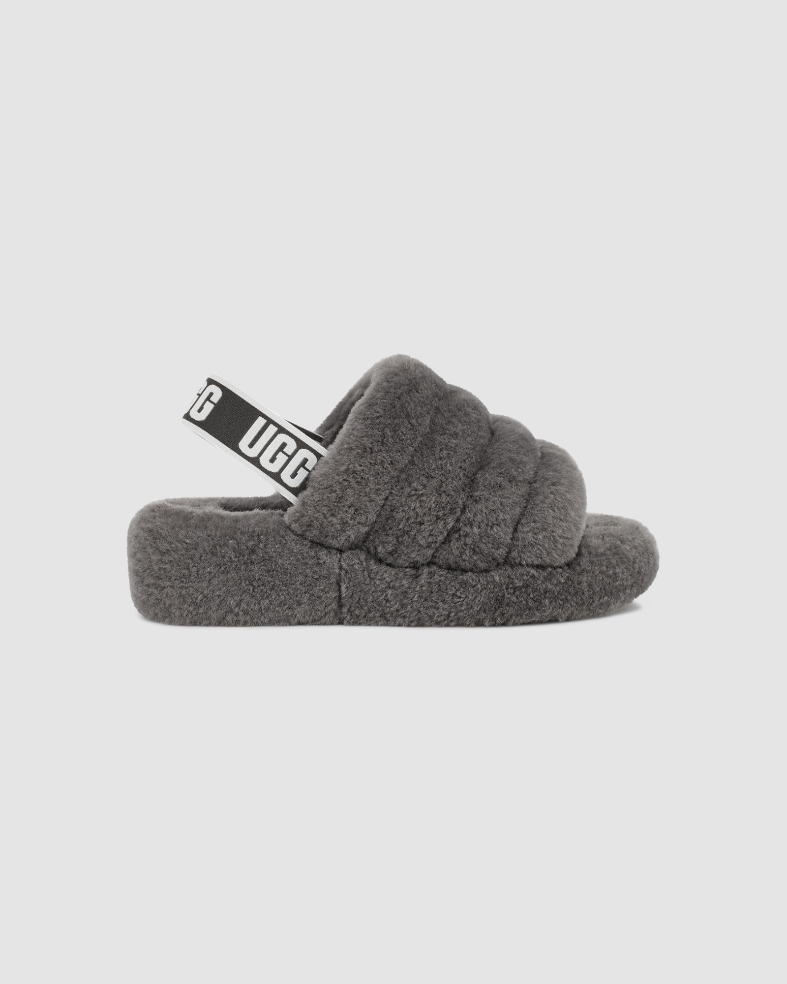 Fluff Yeah Slide Black | UGG