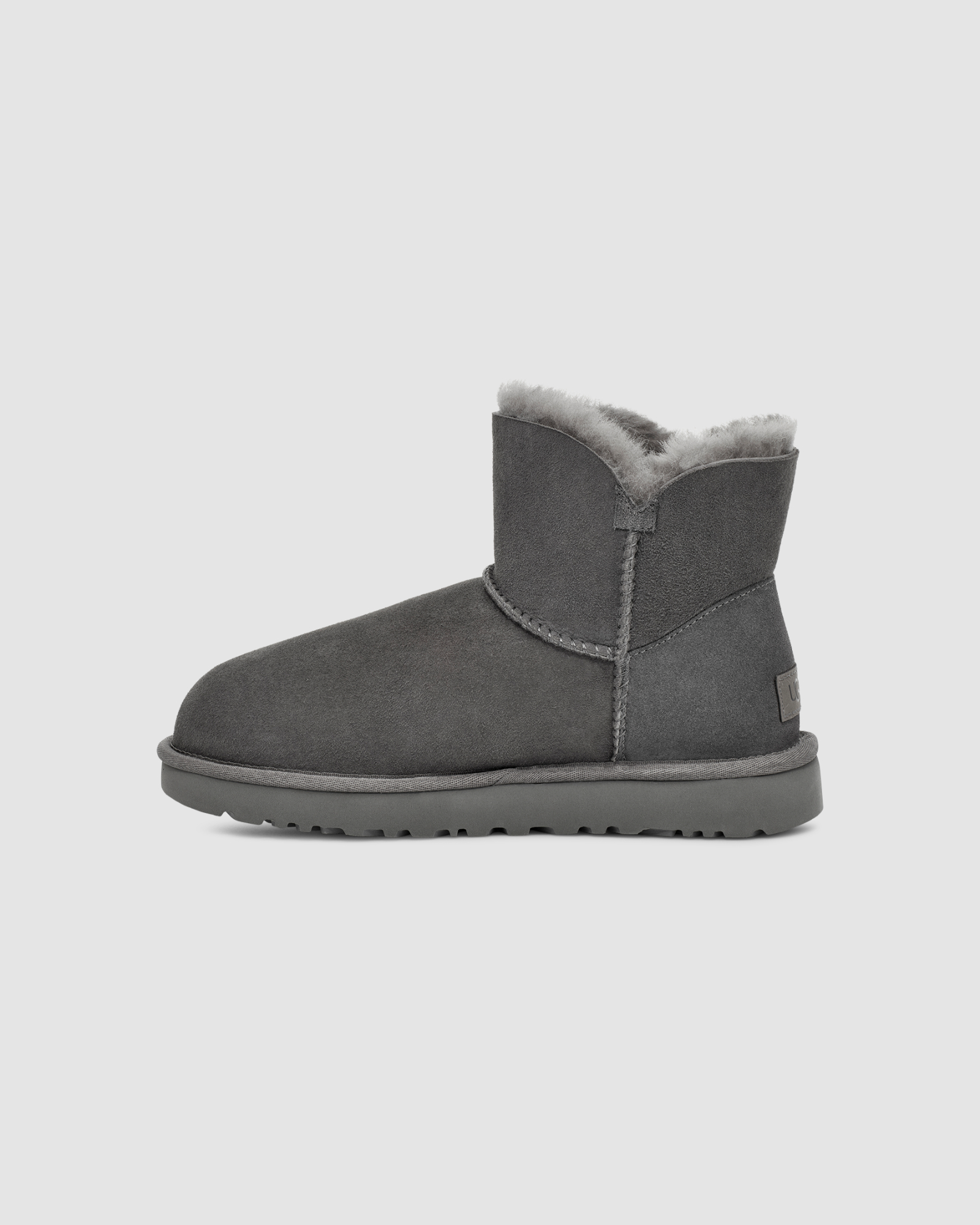 Grey ugg boots with buttons online