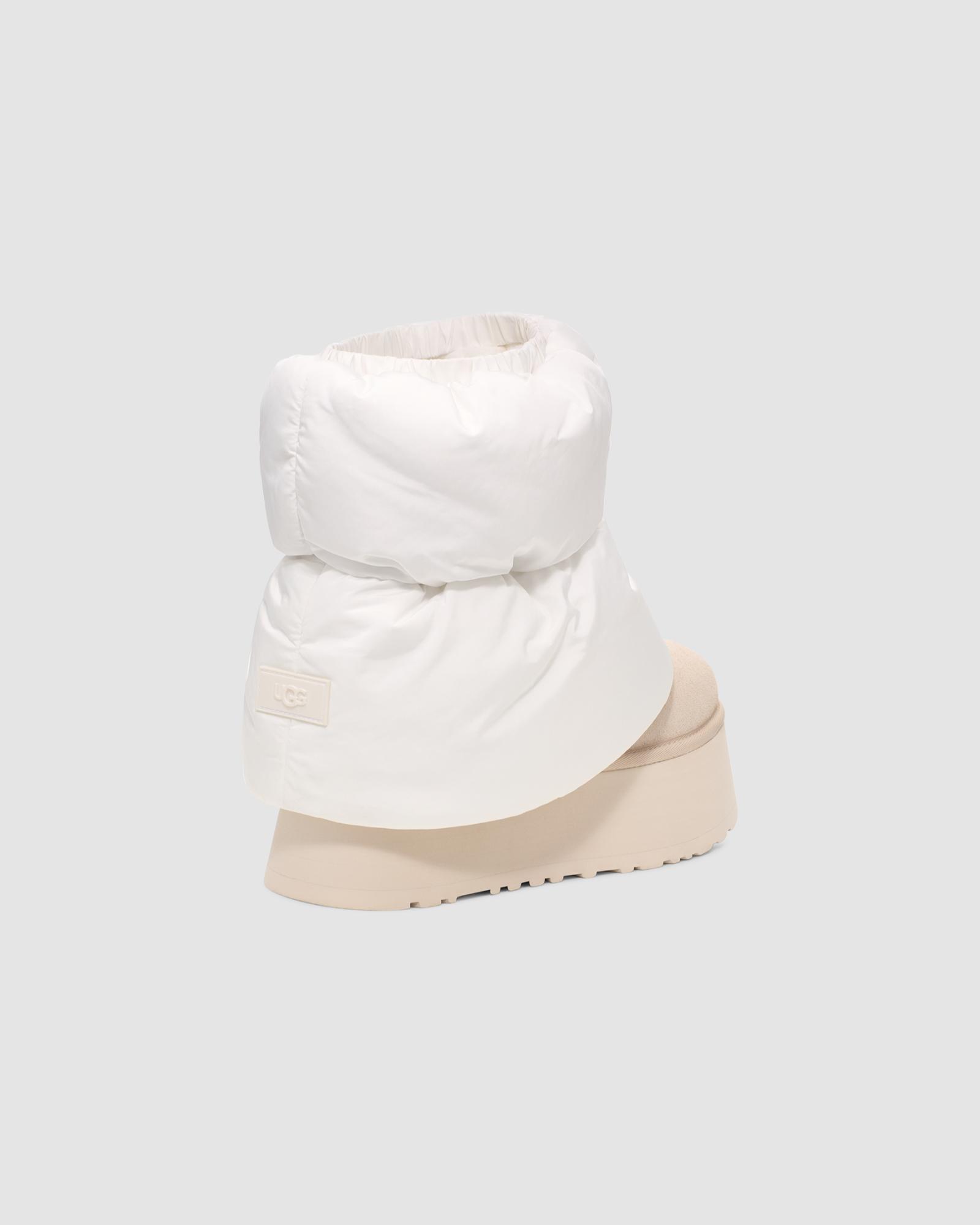 Women's Classic Mini Dipper Puffer Boot in White / Ceramic | UGG