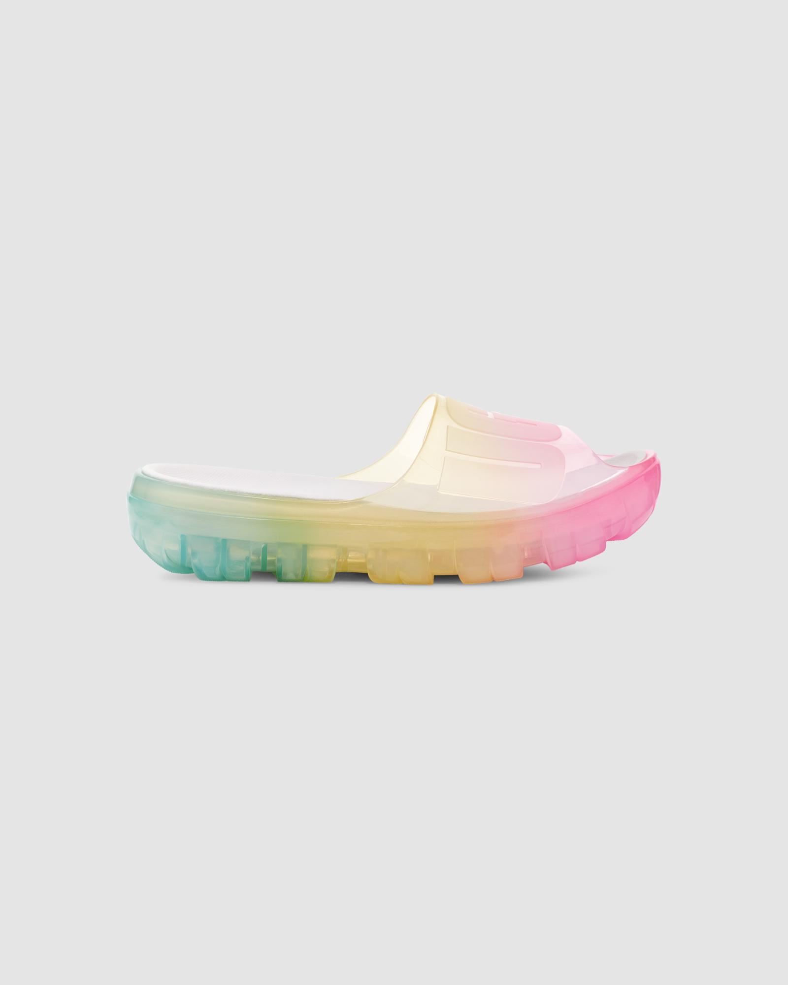 【UGG】Jella ロゴ クリア ウォーターカラー スライド サンダル UGG® 公式【 ジェラ クリア ウォーターカラー スライド|Jella